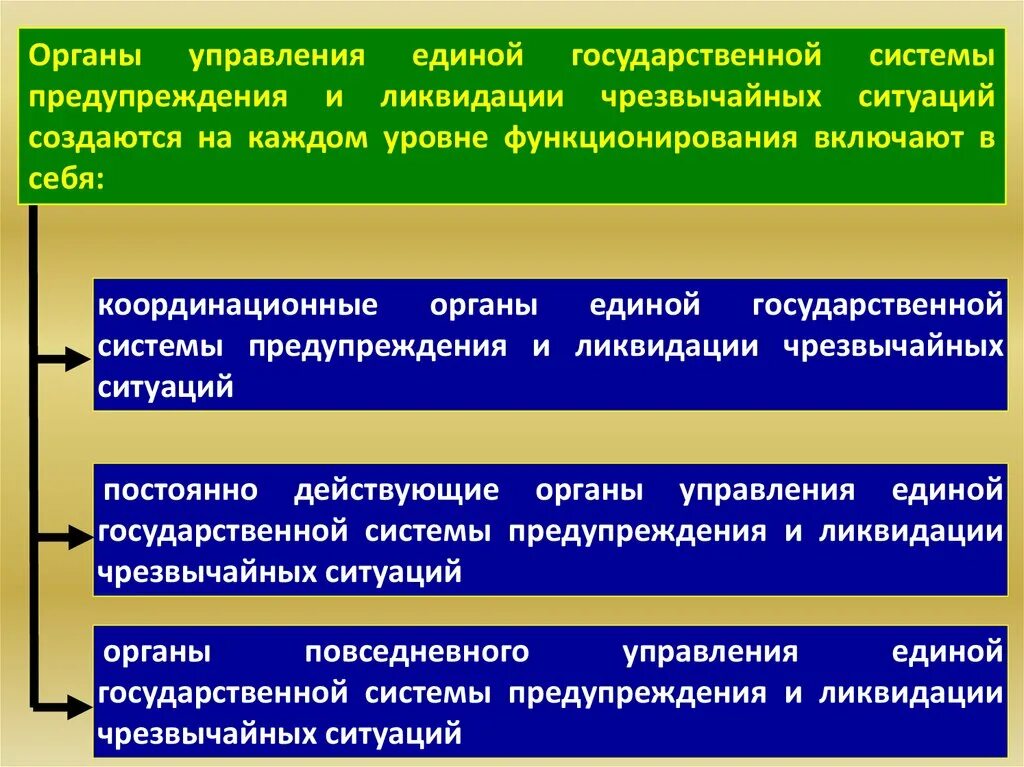 Координационные органы Единой системы. Органы повседневного управления Единой системы. Уровни реагирования при введении режима ЧС. Уровни реагирования на ЧС В РСЧС.