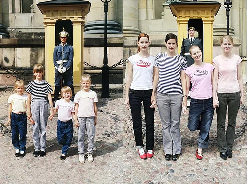 Люди спустя 10 лет. Семья сквозь года. сквозь года. фотосессия 20 лет спустя. воссоздание детских фотографий.