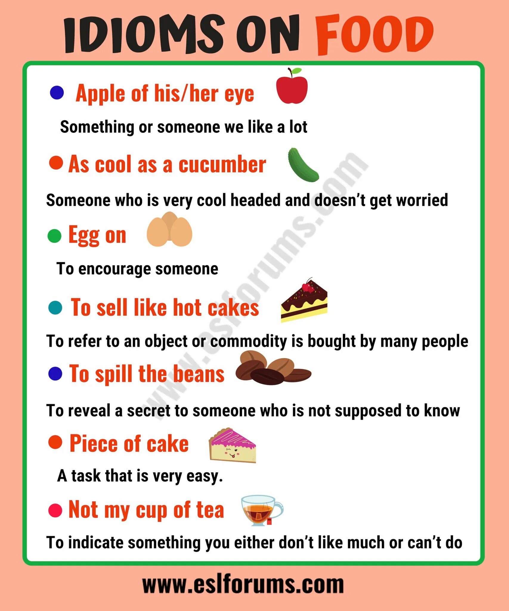 Like hot cake. Food idioms. Идиомы food. Идиомы на английском. Idioms about food.