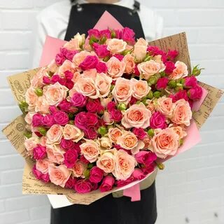 Букет из кустовых цветов
