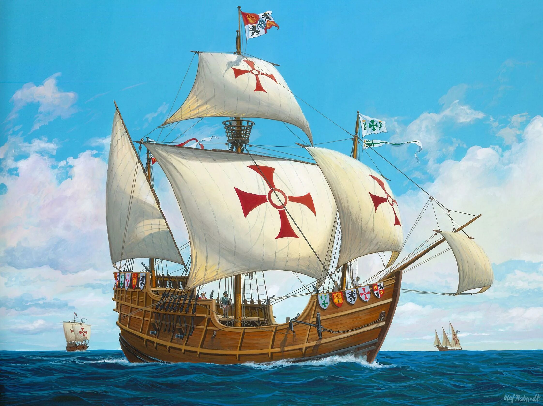 Корабль Христофора Колумба. Судно экспедиции колумба