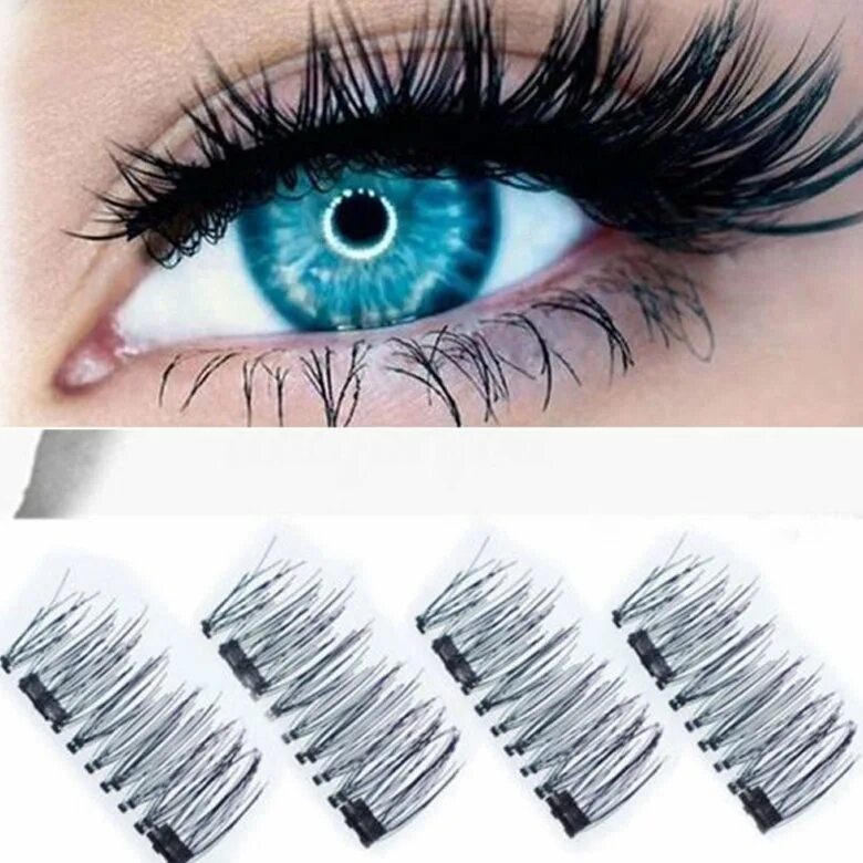 Как выглядят накладные ресницы на глазах Big Eyes Volume Feather Lashes