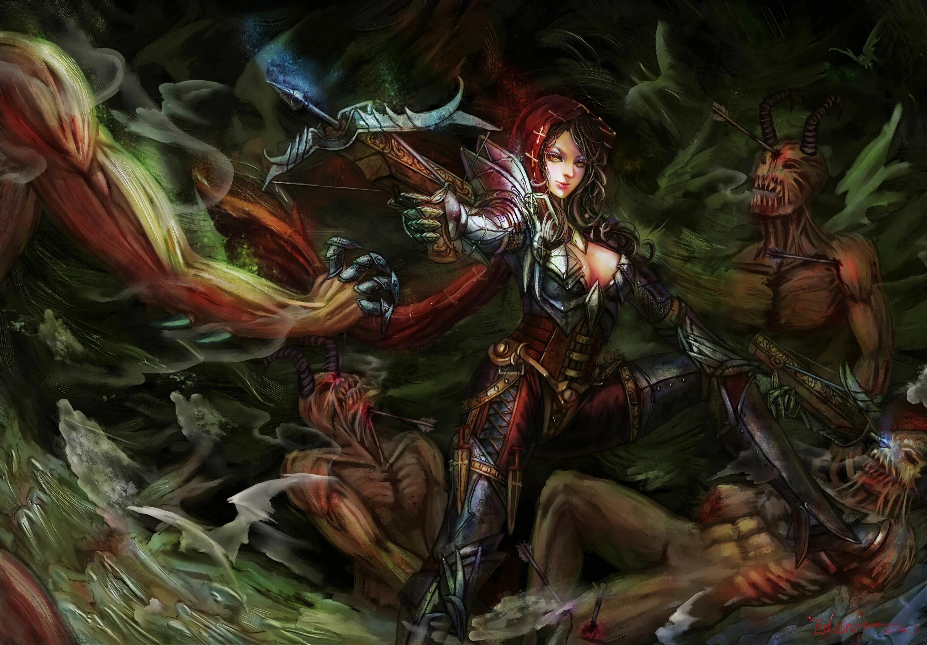 Diablo hunter. Охотница на демонов диабло 3. Диабло 3 демоны. Diablo 3 охотник на демонов. Diablo hunter.
