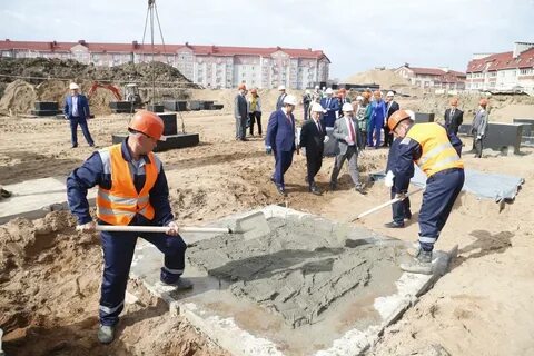 Закладка фундамента