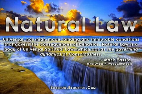 Laws of nature