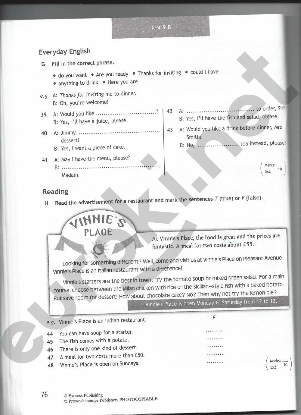 Spotlight 6 Test booklet гдз. Гдз по английскому ваулина 6 класс тест буклет. Test booklet 6 класс Virginia Evans. Гдз по английскому шестой клас Virginia Evans. Спотлайт 6 стр 76