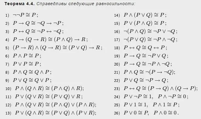 Упростить с помощью равносильных преобразований