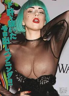 Lady gaga boobs.