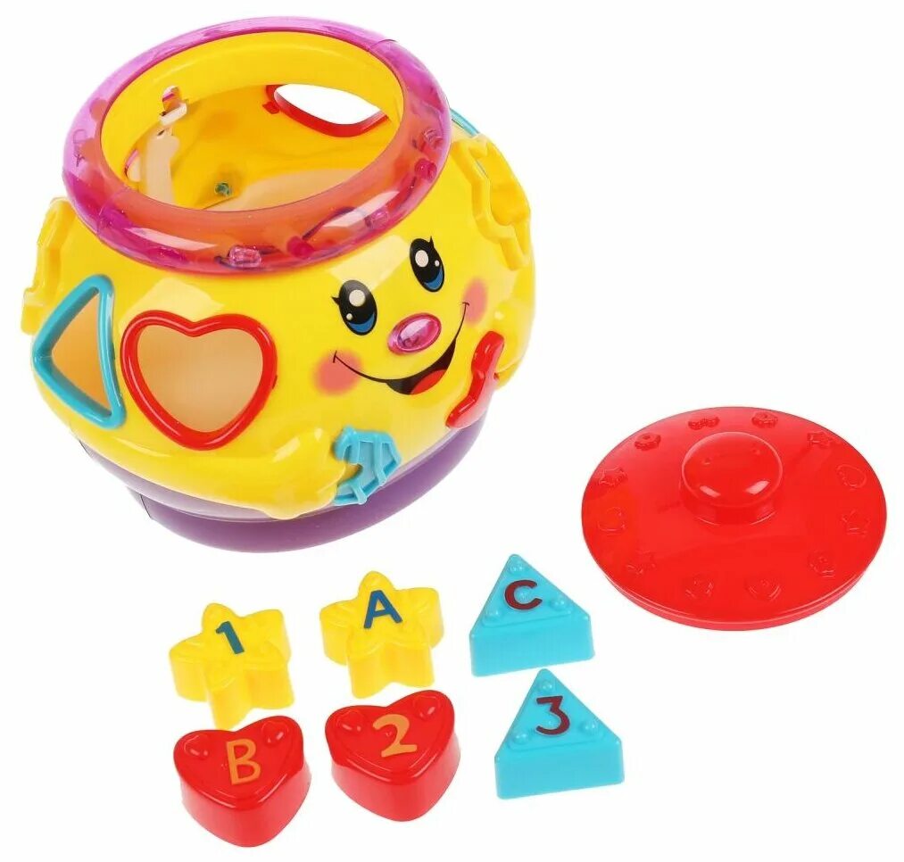 Волшебный горшочек музыкальный. Сортер поющий горшочек умка. Горшочек со светом и звуком. Сортер умка музыкальный горшочек. Музыкальный горшочек.