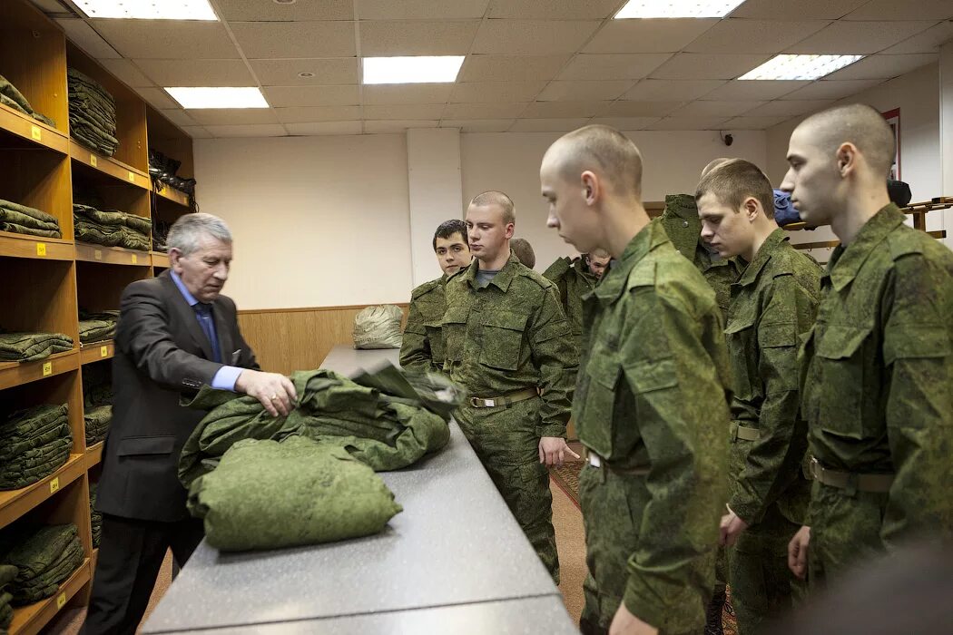 Служба в военкомате по призыву