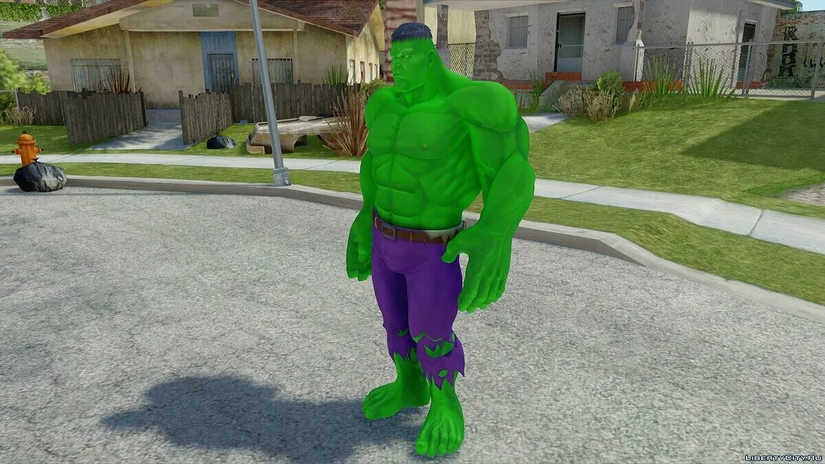 Гта мод на халка. GTA sa Халк. Сан андреас Skin Hulk. Grand Theft auto San Andreas Hulk. Халк в GTA San Andreas.