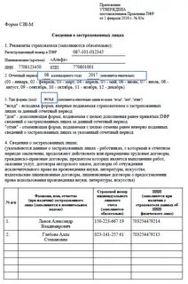 Сдача отчета сзв