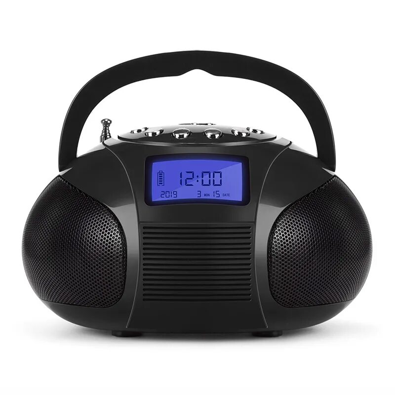 Музыкальная колонка Boombox aux Mini. Колонка с fm радио. Портативная колонка с дисплеем. Блютуз колонка с дисплеем.