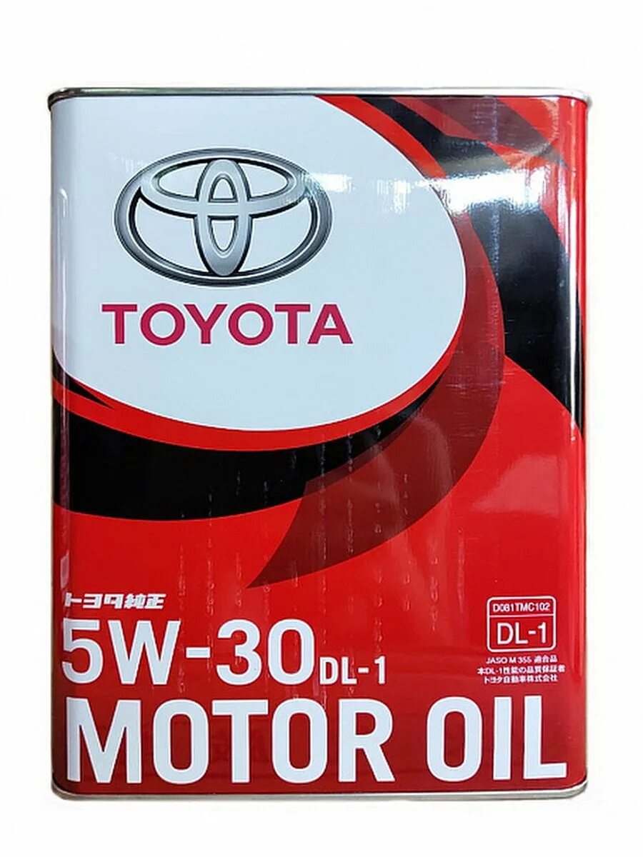 Моторное масло dl 1. Toyota dl1 5w30. Toyota 5-30. Масло Тойота 5w30 DL-1. Toyota Motor Oil 5w-30.