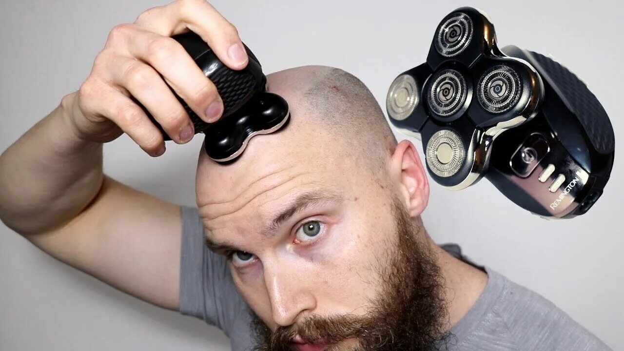 Бритва налысо. Remington rx5 shaver head. электробритва для волос на голове. бритва для бритья головы налысо.