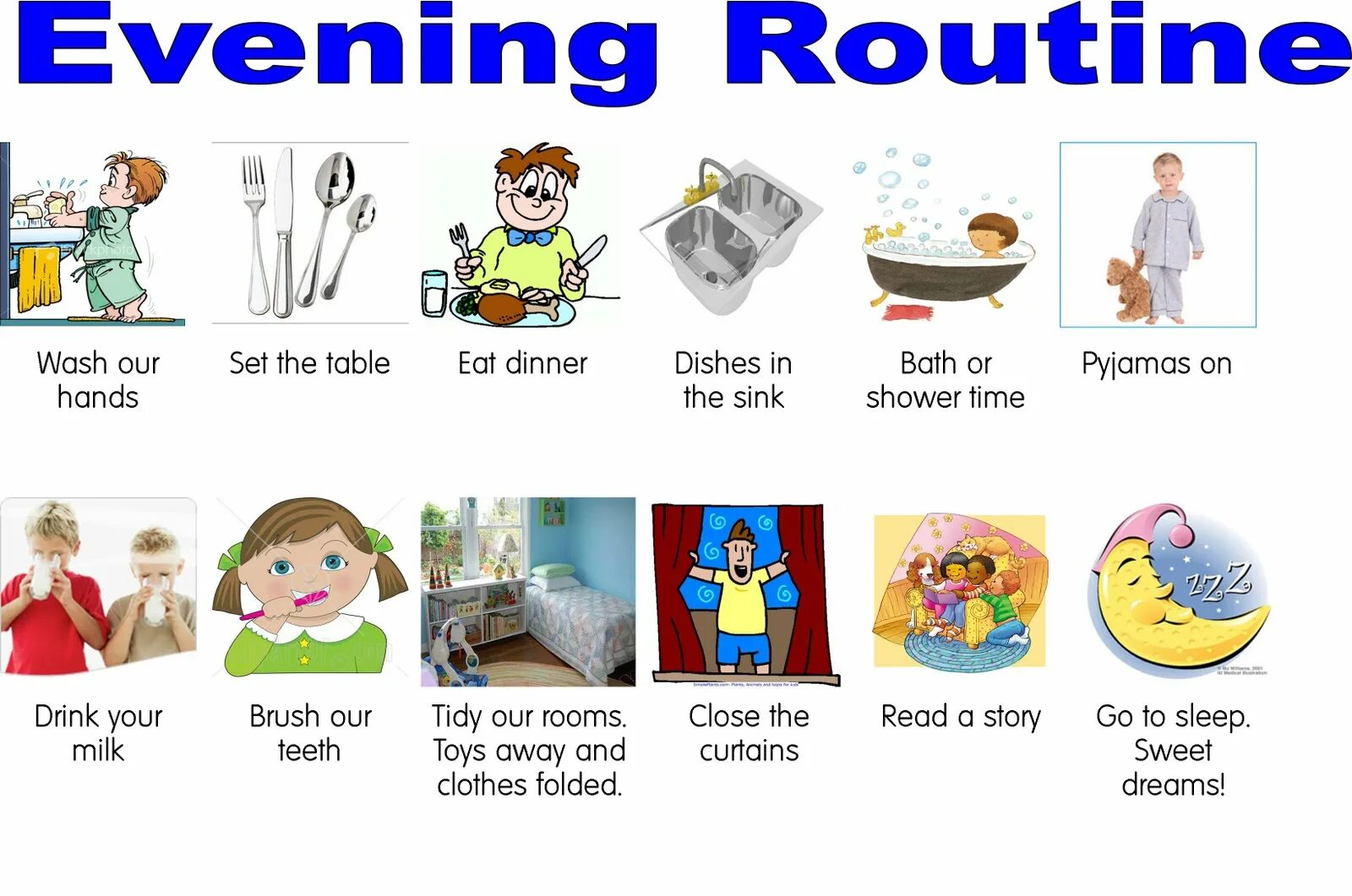 What you usually do in the evening. Evening Routine for Kids. Карточки Daily Routine. Day Routine for Kids. Утренняя рутина на английском.