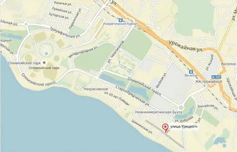 Сириус краснодарский край на карте