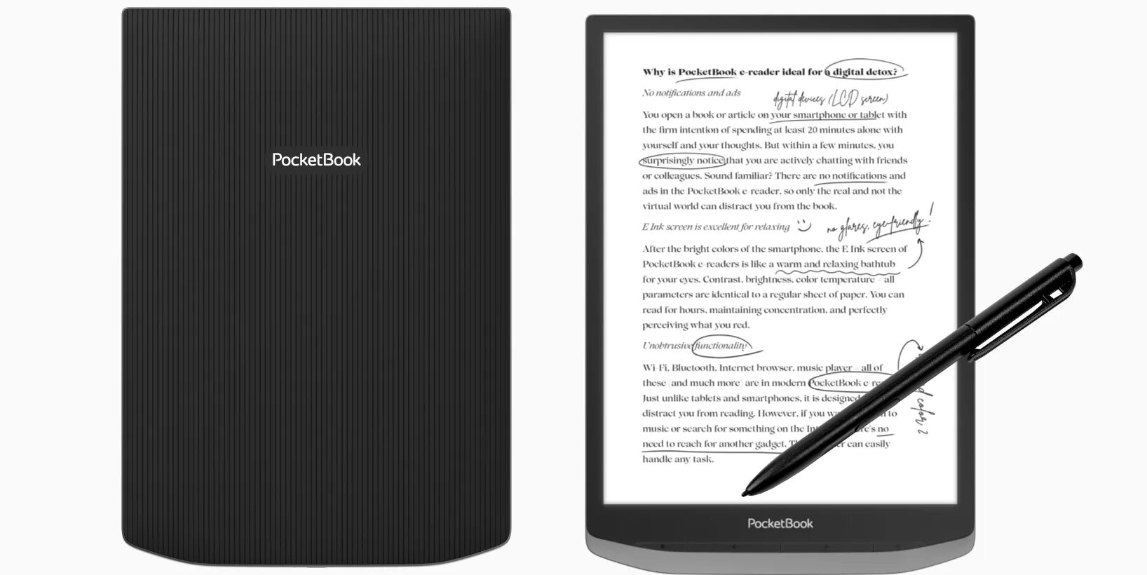 Форматы amazon. Электронный блокнот со стилусом. POCKETBOOK Inkpad Color 3. Электронная тетрадь. POCKETBOOK Inkpad 3 Pro.