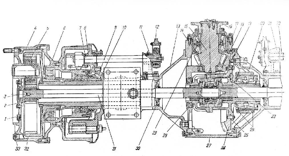 задний мост кировец к 700. схема заднего моста мтз 82(80). устройство моста трактора. барабан заднего моста дт75. передний мост к 701 редуктор.