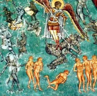 Фрески сатаны 14 век