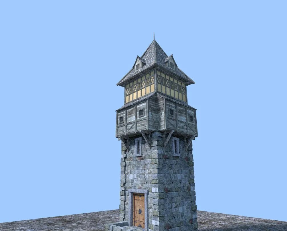 Башня меча. Средневековые сторожевые башни. сторожевая башня 3d aoe. сторожевая башня замка лисмор. башня вальхейм.