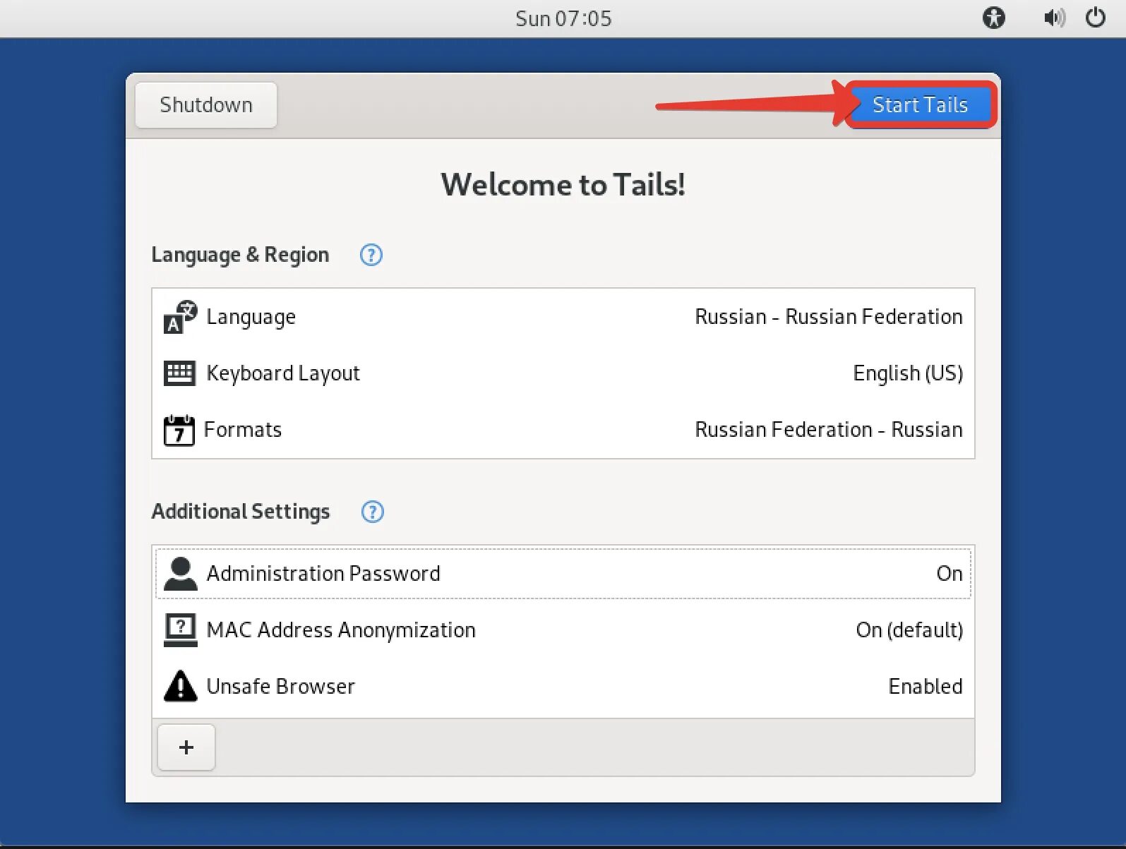 Tails password. Как установить Tails. Tails Linux. Настройки для Tails. Tails Linux Интерфейс.