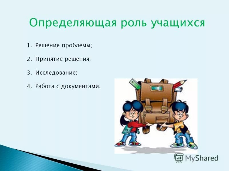 Определяющая роль в игре. Роли учащихся в группах. Роль ученика. Принятие решений школьником. Проект школьника "роль географической карты в 21 веке"..