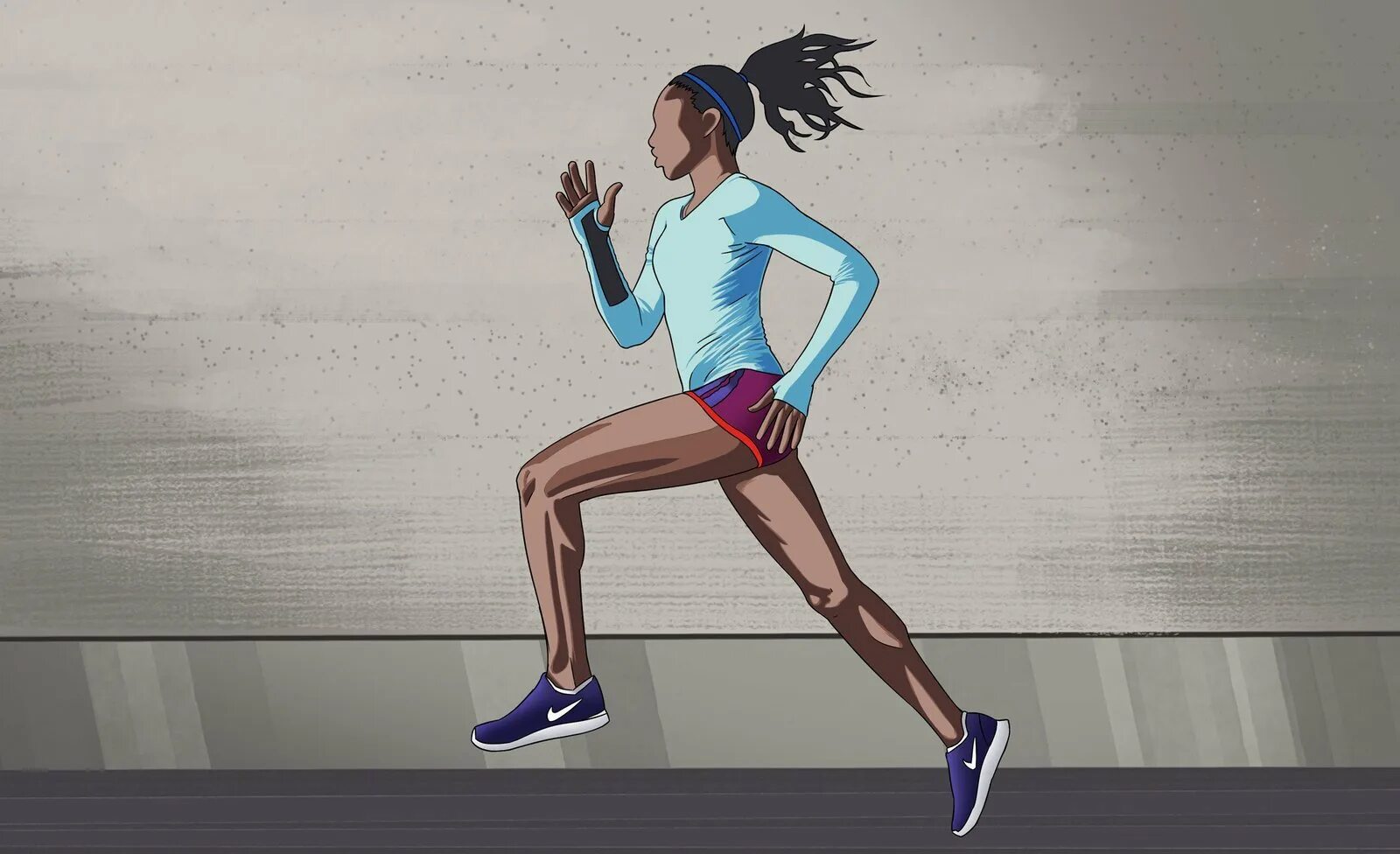 Running art