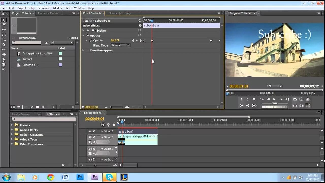 Key framing
