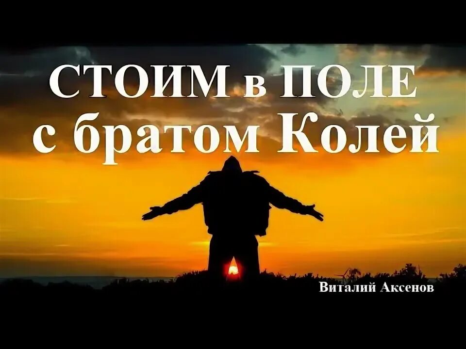 Про брата колю. Стоим в поле с братом Колей на семи ветрах. Стоим в поле с братом Колей Аксенов. Стою в поле с братом Колей. Брат Коля.