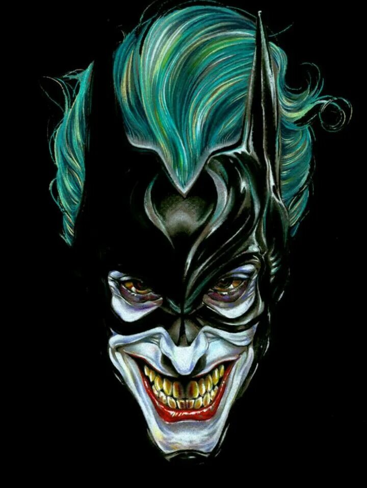 Joker art. Бэтмен и Джокер.