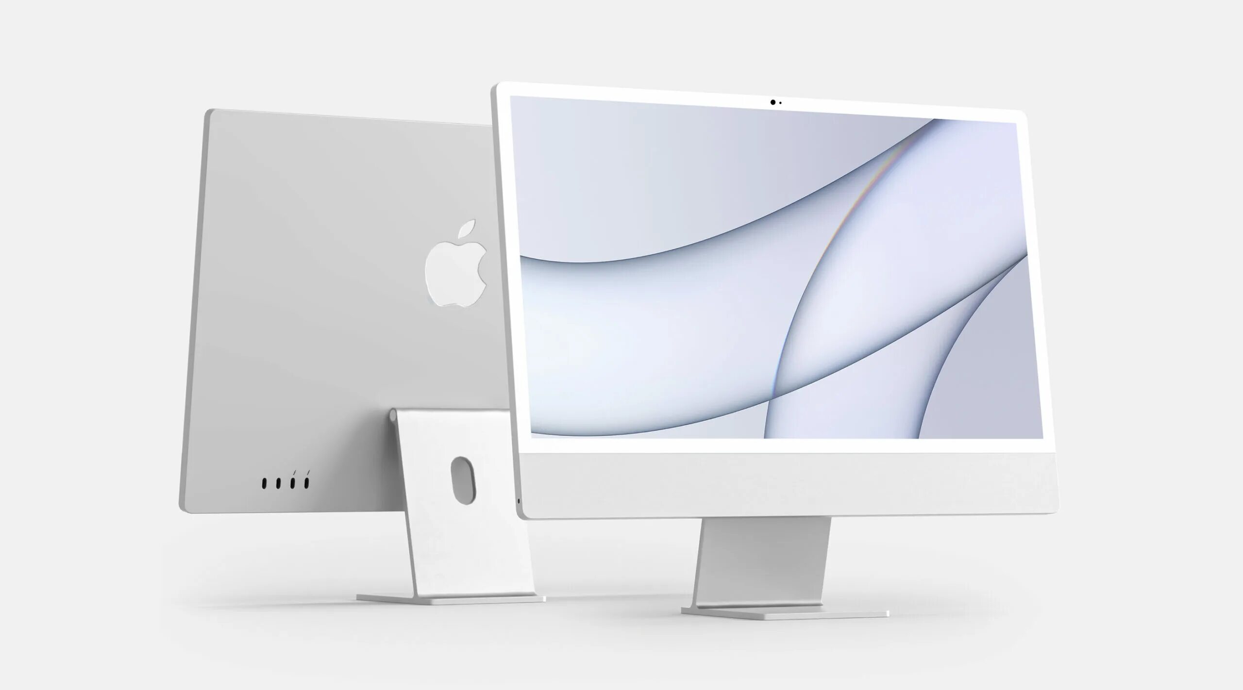 Apple imac 24 2025 г. Imac 24 mockup.