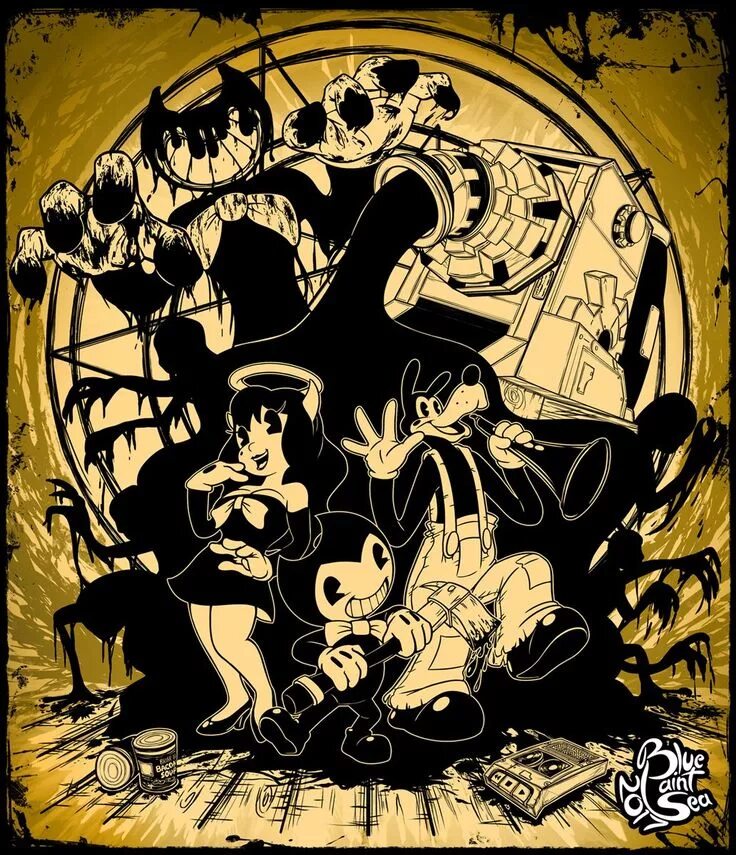 Bendy and the ink machine build. Bendy and the ink machine бенди. bendy and the ink machine арт. bendy and the ink machine обложка. заставка бенди.