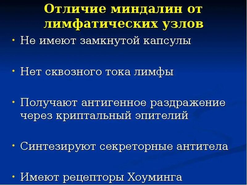 Миндалины отличия от лимфоузлов. Отличие миндалины от лимфоузла. Отличие лимфоидных узлов селезенки от лимфоузлов.