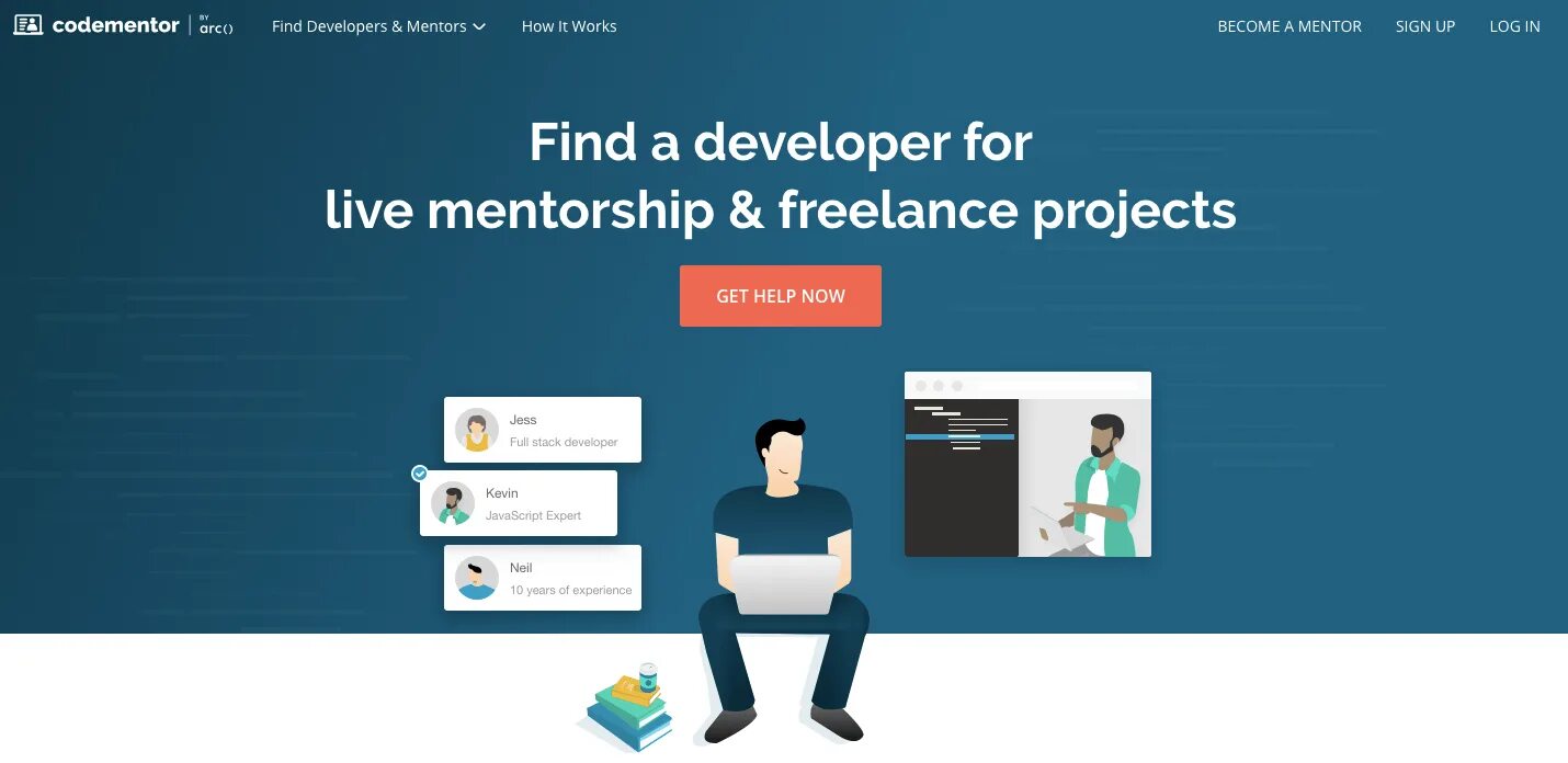 Codementor. Hire freelance java developer. Live program. Self taught web developer. Live programmes
