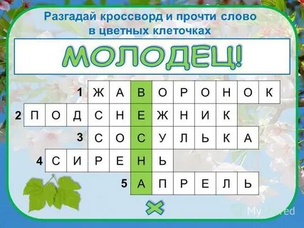 Отгадать 7 слов