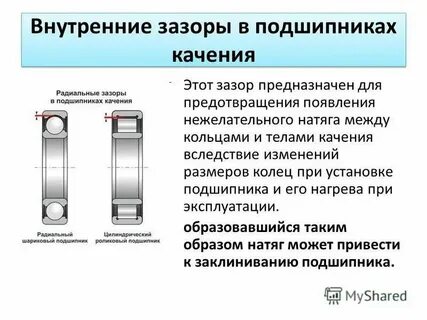 Укажите допустимую величину зазора между