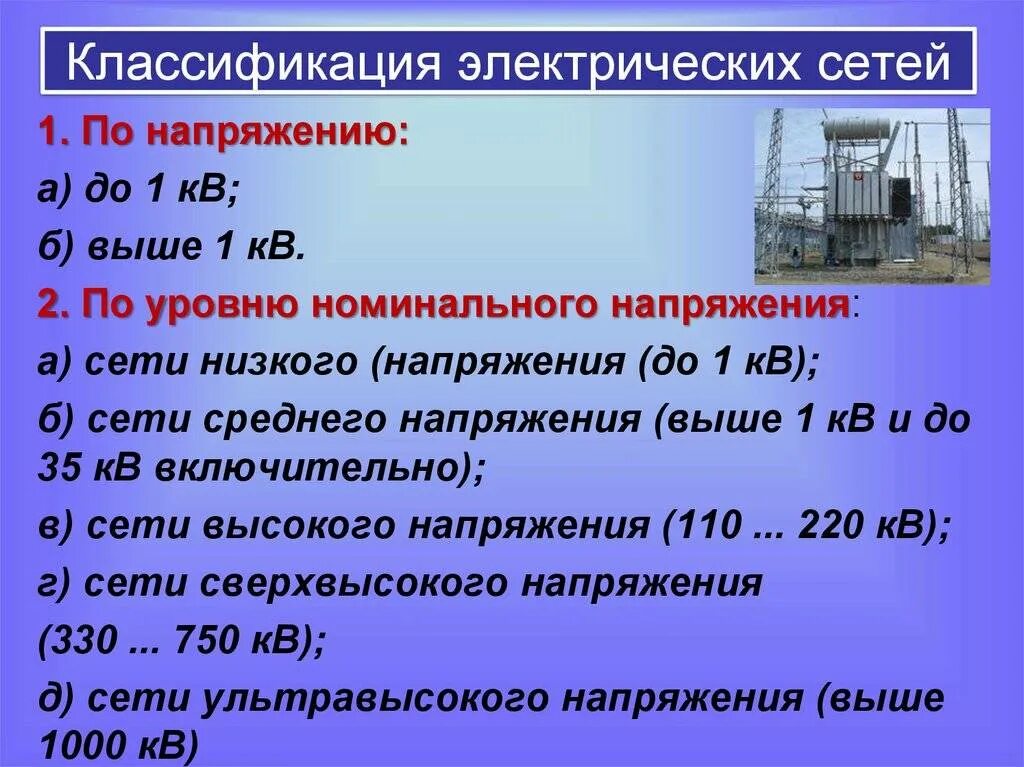 Высший класс напряжения. Классификация электрических сетей по назначению. классификация электрических сетей по напряжению. классификация сетей по напряжению. электрические сети делятся по напряжению.