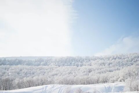 Почему зимой небо белое