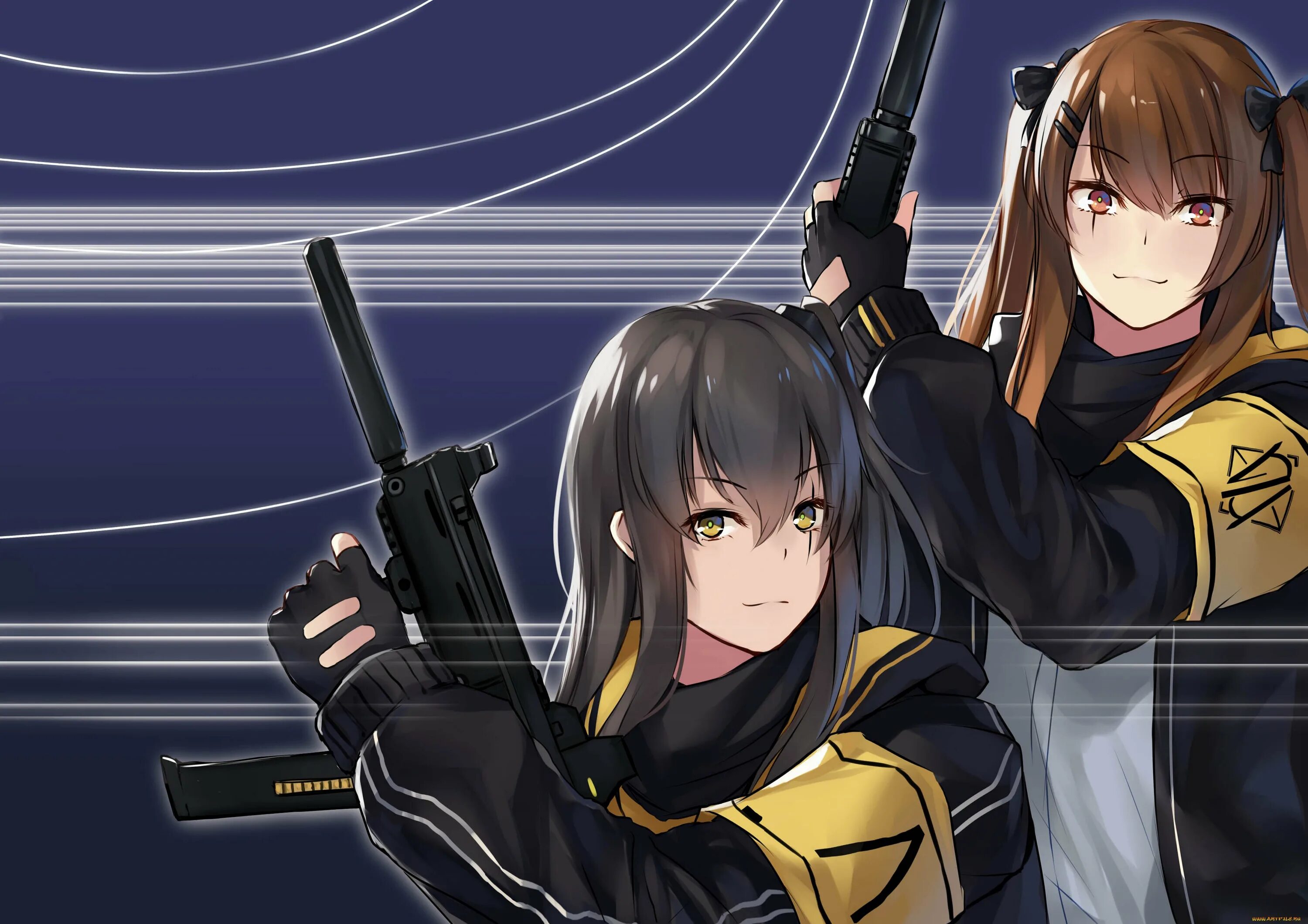 Герлз фронтлайн. Girls frontline ump45 x ump9. Ump45 frontline. Герлз фронтлайн p90. Тянки кс.