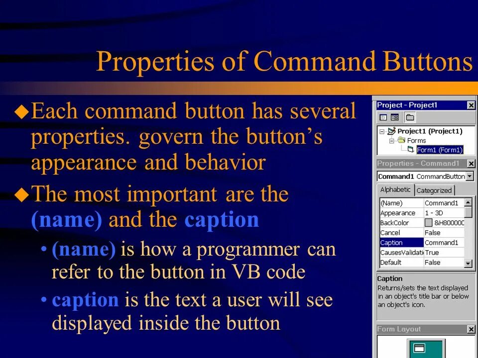 COMMANDBUTTON. COMMANDBUTTON value. Command button перевод. Программа ю т