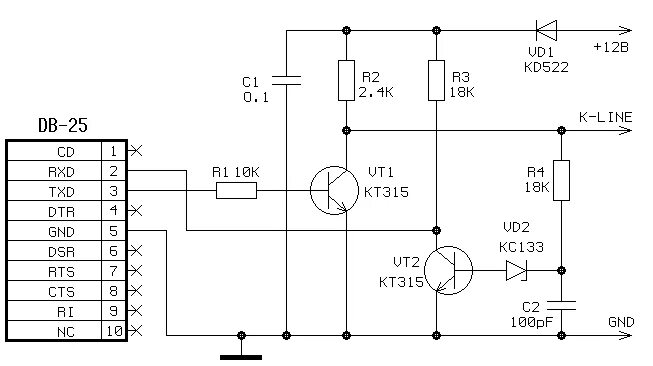K line com. K line адаптер ft232. K line rs232 адаптер. Самодельный k-line адаптер USB схема. USB K-line адаптер на транзисторах.