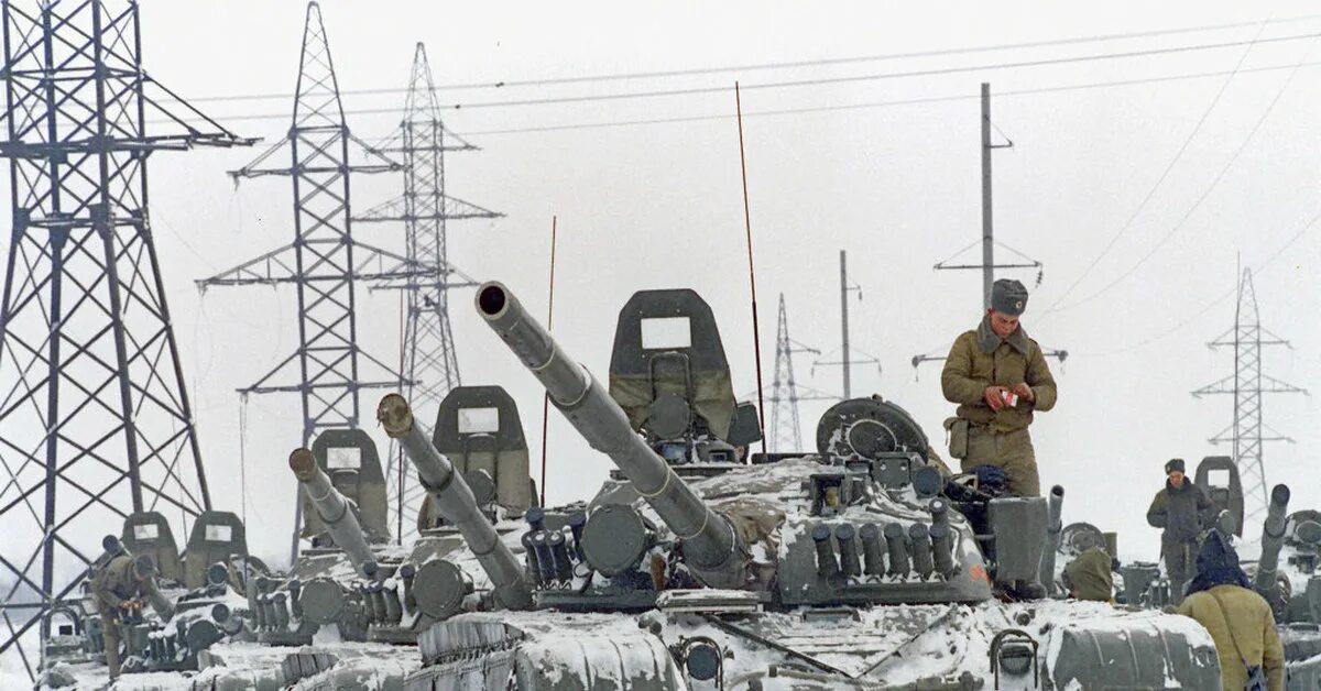 Вс РФ В Чечне 1995. Чечня Грозный 1995 танки. Ввод федеральных войск в Чечню 1994.