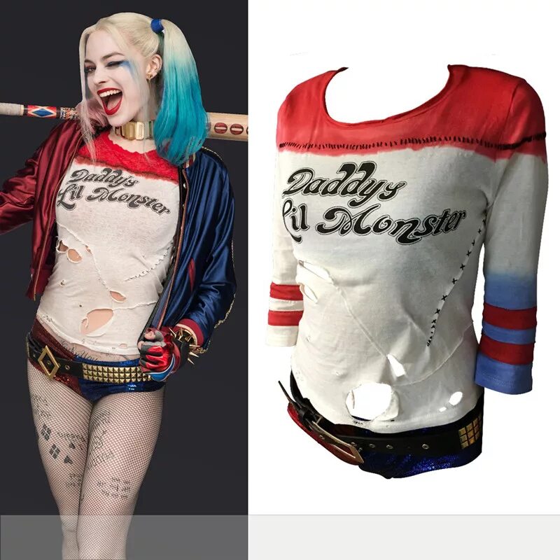 Футболка Харли Квинн Daddy Lil Monster. Футболка Харли Квин Daddy’s Lil Monster. Daddy's Lil Monster майка. Футболка Harley Quinn. Daddy's lil