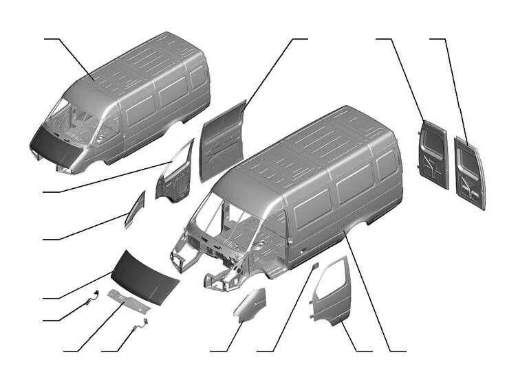 Ремонтные детали кузова. Ремкомплект кабины Газель 3302 фермер. Ремкомплект кабины Газель 3302. Ремонтные детали кузова Газель 2705. Элементы кабины Газель 3302.