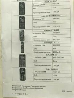 Телефон для призывника
