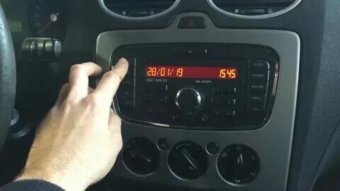 Как установить дату на форде