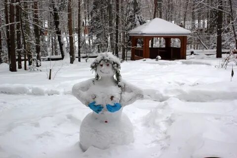 Снежные бабы ямы да