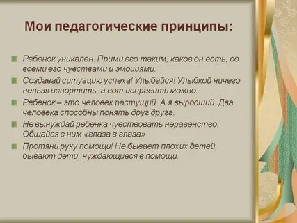 Общие педагогические принципы это