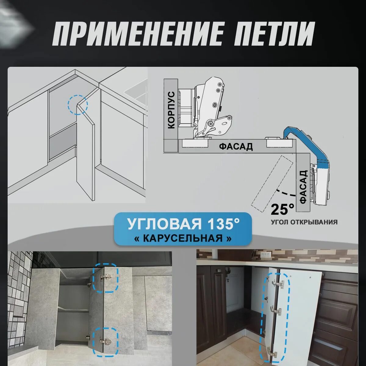 Как установить угловую дверь
